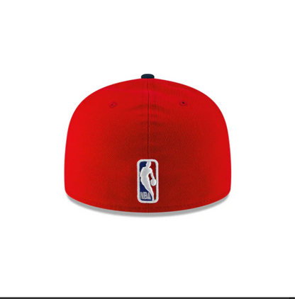 NEC-F68 (New era 5950 nba statement los angeles clippers in official team colours fitted hat) 102593970