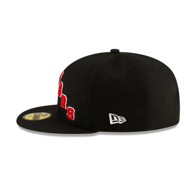 NEC-I68 (New era 5950 nba statement toronto raptors in official team colours fitted hat) 102593970