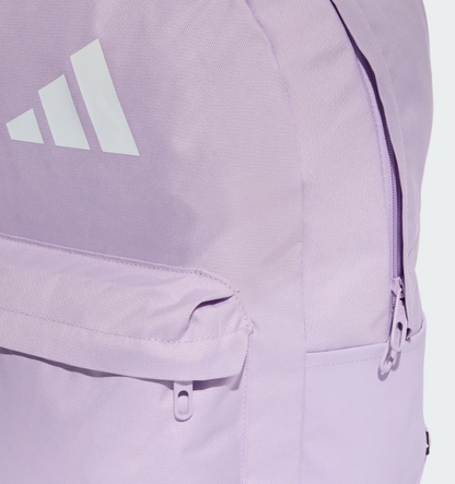 AE-M8 (Adidas classic 3 bar logo backpack powder plum/white) 102592167