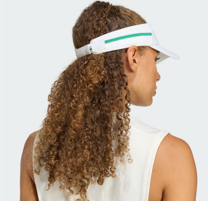 AA-T29 (Adidas tennis originals climacool visor white/green) 102592167