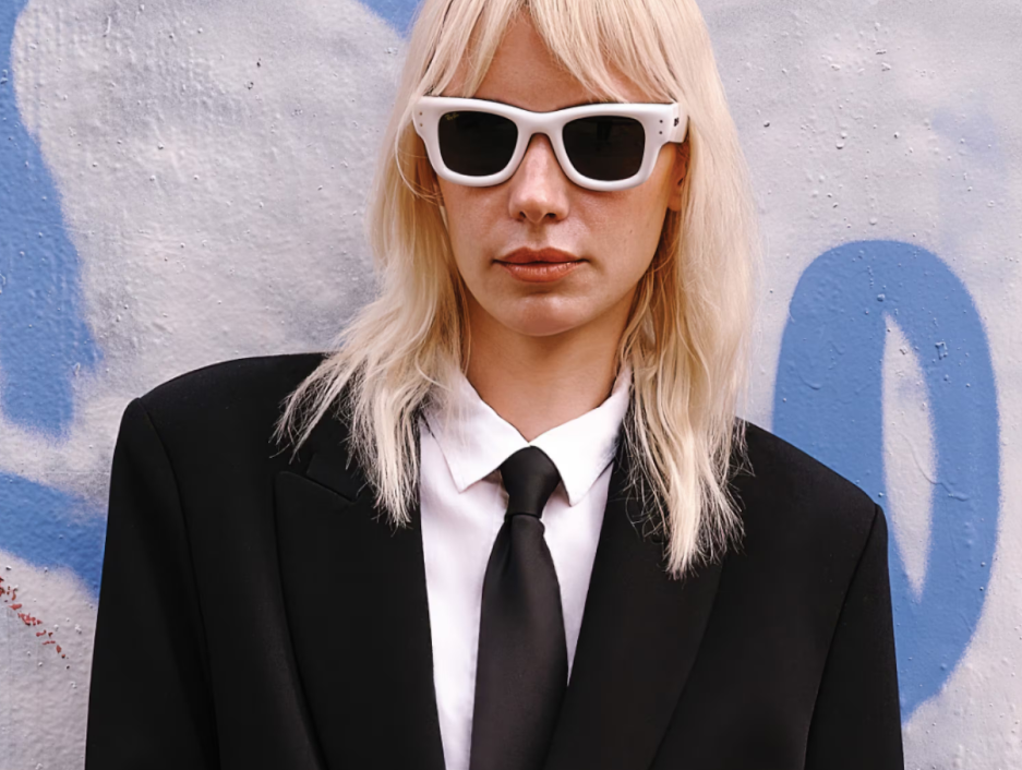 RB-X (Ray-ban A$AP wayfarer puffer white frame/ultra black lenses) 925912863