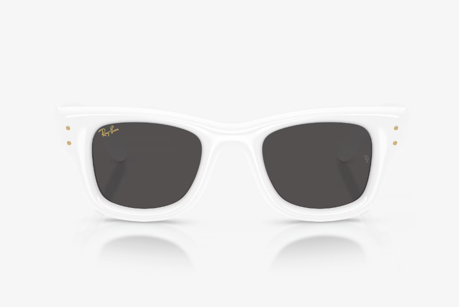 RB-X (Ray-ban A$AP wayfarer puffer white frame/ultra black lenses) 925912863