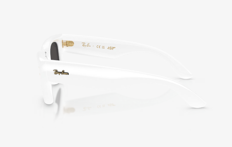 RB-X (Ray-ban A$AP wayfarer puffer white frame/ultra black lenses) 925912863