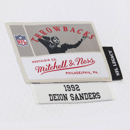 MNA-Y46 (Mitchell & ness legend jersey Deion Sanders Atlanta Falcons 1992 White) 925910869