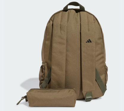 AE-N8 (Adidas backpack with pencil case olive strata/black) 112592646