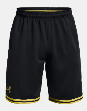 UAA-G16 (Under armour mens perimeter short black/metallic gold) 112593043