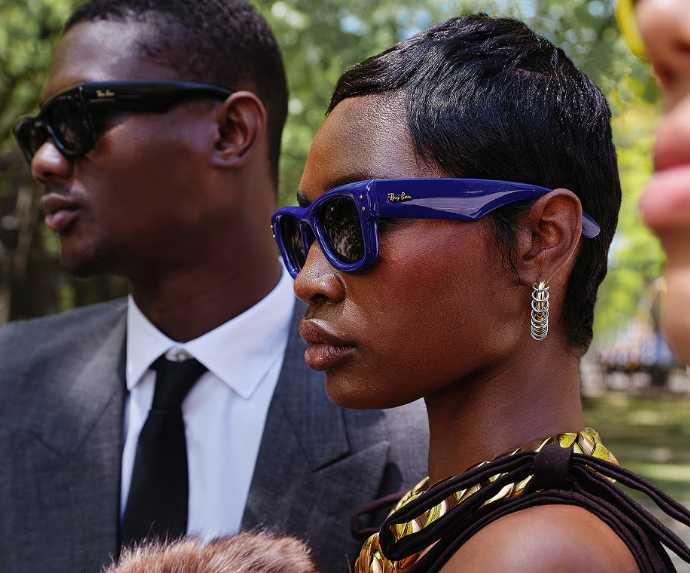 RB-Z (Ray-ban A$AP wayfarer puffer blue frame/ultra black lenses) 925912863