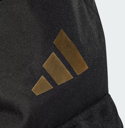 AE-P8 (Adidas classics 3 bar logo backpack black/gold metallic) 112592167
