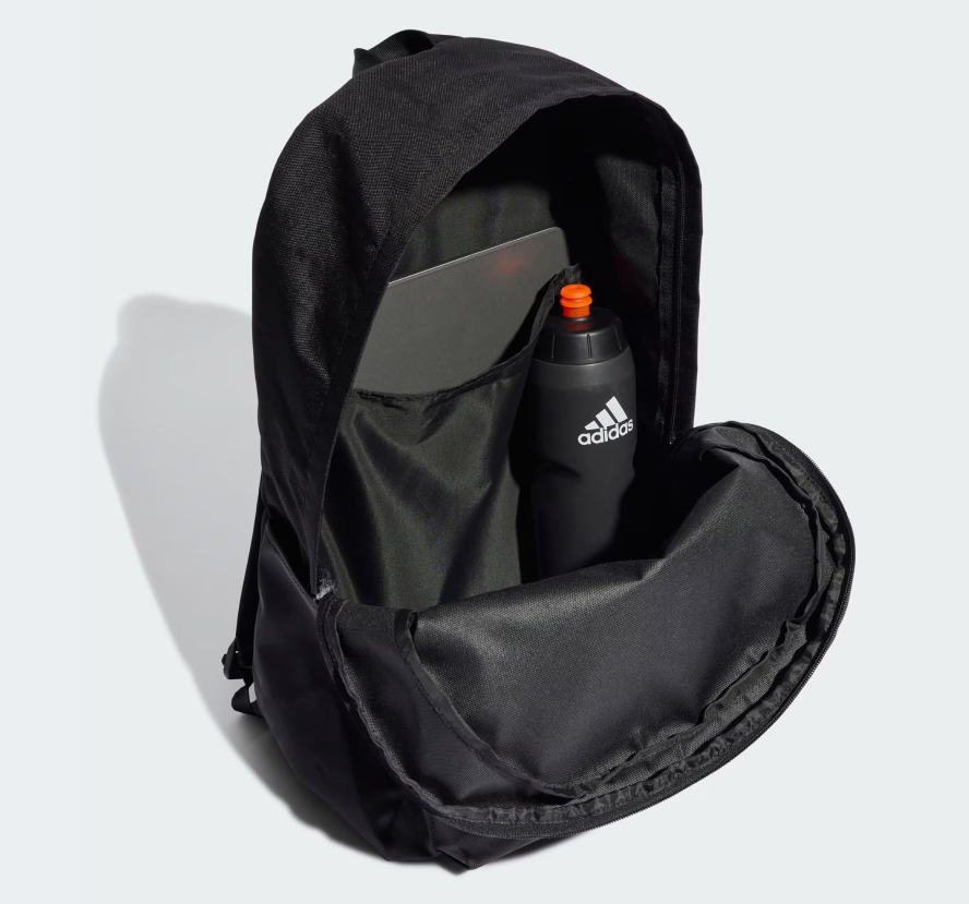 AE-Q8 (Adidas classics 3 bar logo backpack black/white) 112592167
