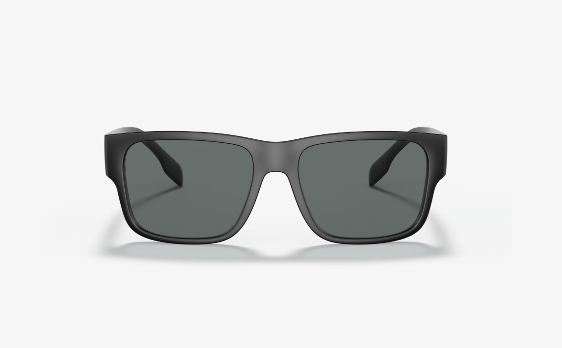 BB-A (Burberry sunglasses knight matte black frame/polarised dark grey lenses) 1225919152