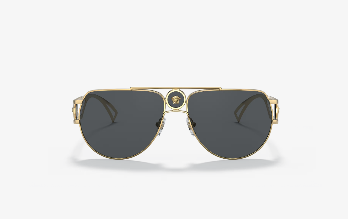 VS-D (Versace sunglasses VE2225 gold frame/grey lenses) 1225919311