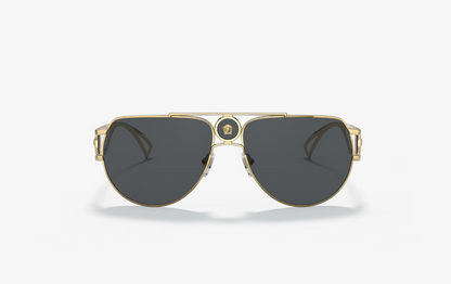 VS-D (Versace sunglasses VE2225 gold frame/grey lenses) 1225919311