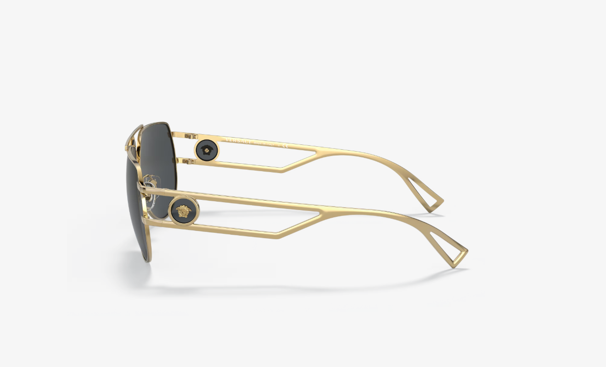 VS-D (Versace sunglasses VE2225 gold frame/grey lenses) 1225919311