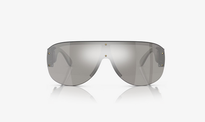 VS-E (Versace sunglasses VE4391 transparent grey frame/light grey mirror silver lenses) 1225920987