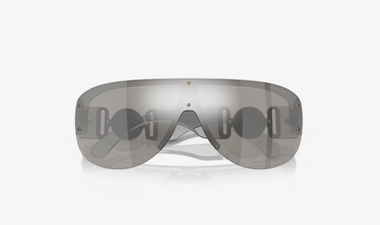 VS-E (Versace sunglasses VE4391 transparent grey frame/light grey mirror silver lenses) 1225920987