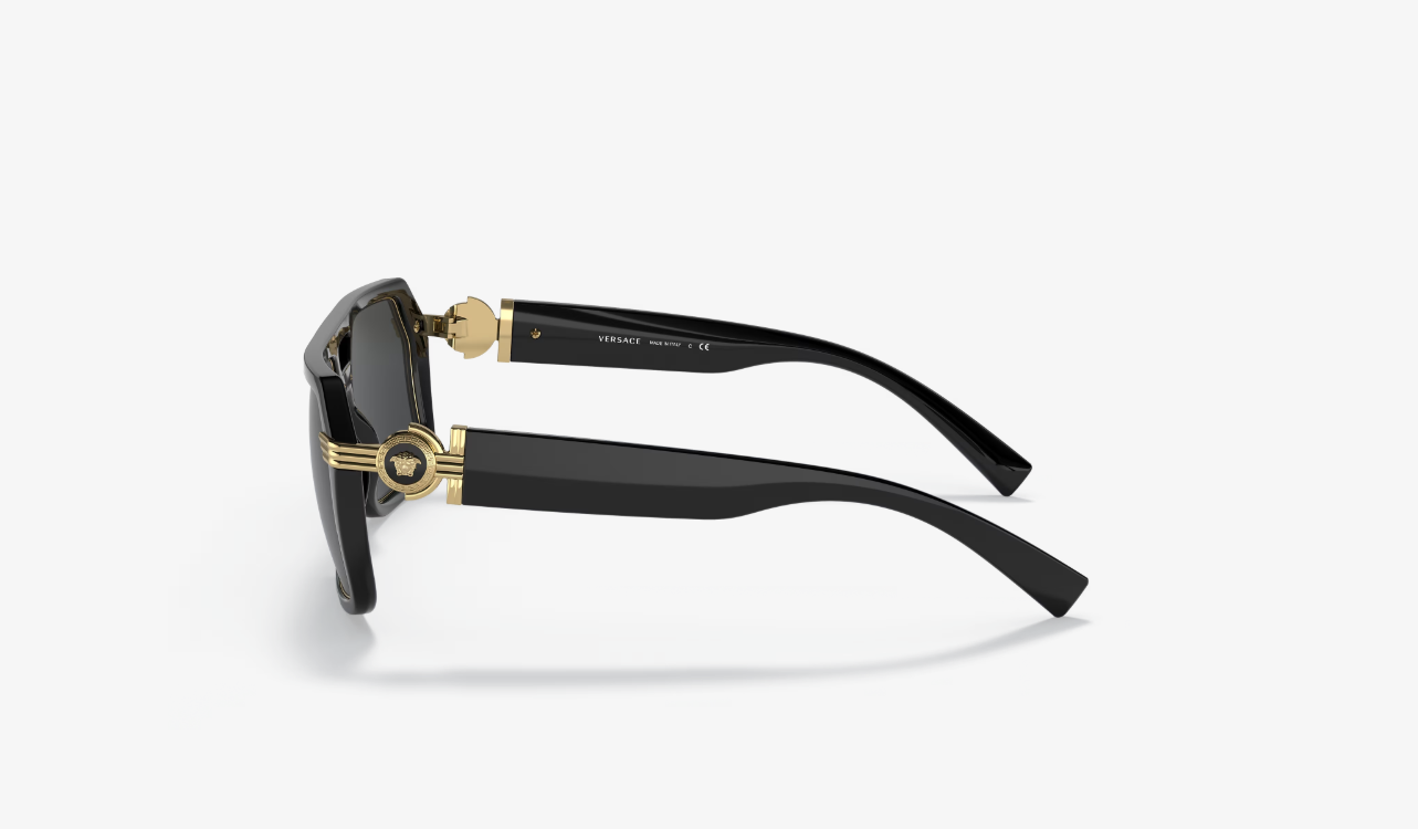 VS-G (Versace sunglasses VE4399 black frame/dark grey lenses) 1225919311