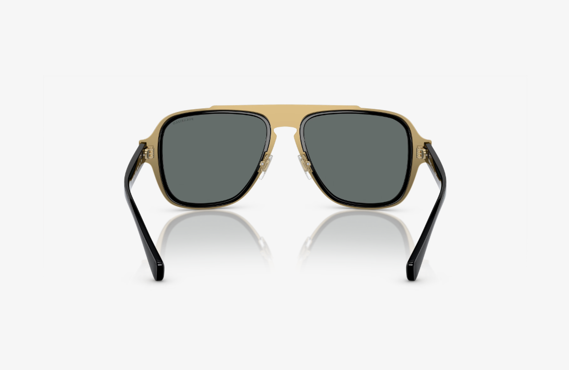 VS-J (Versace sunglasses VE2199 matte black frame/light grey mirror silver lenses) 1125919311