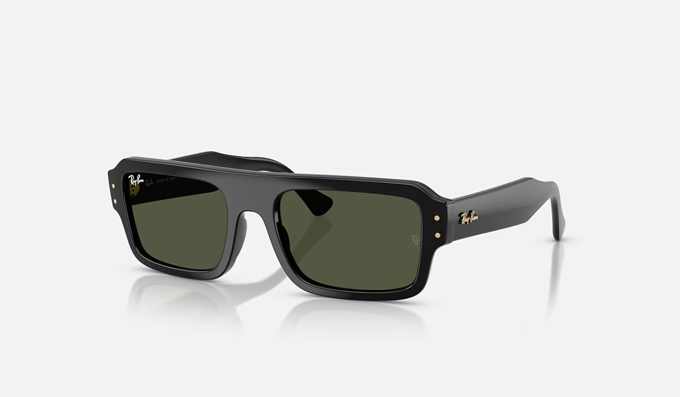RB-B1 (Ray-ban flacko black frame/green lenses) 1225912119