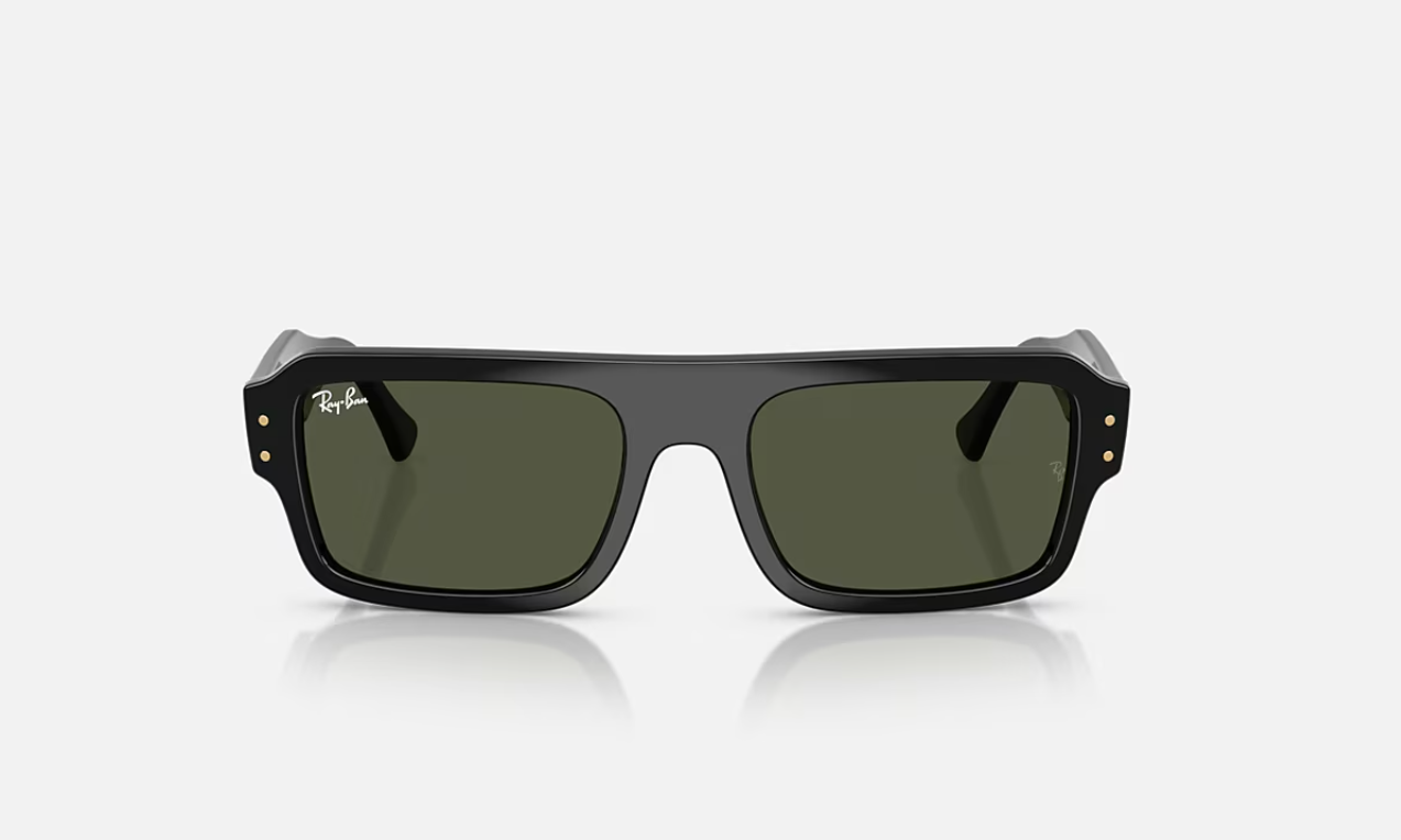 RB-B1 (Ray-ban flacko black frame/green lenses) 1225912119