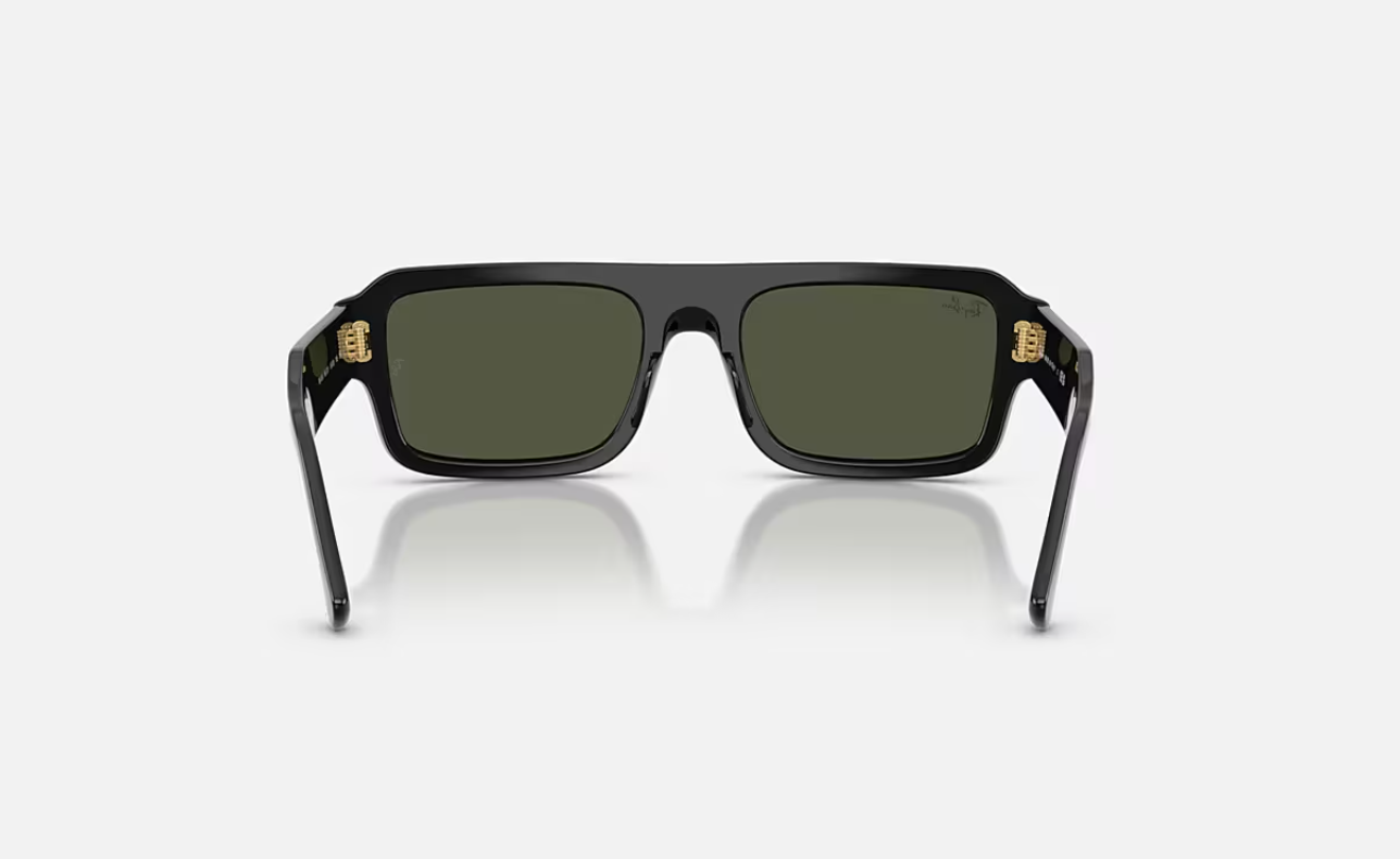 RB-B1 (Ray-ban flacko black frame/green lenses) 1225912119