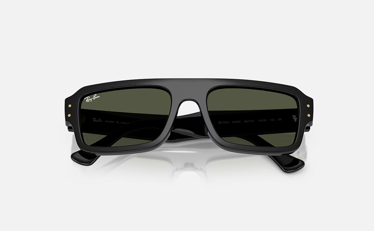 RB-B1 (Ray-ban flacko black frame/green lenses) 1225912119