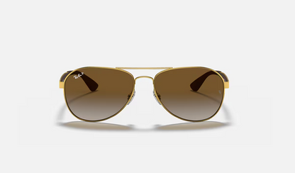 RB-C1 (Ray-ban polished arista gold frame/grey gradient brown polarised lenses) 1125915836