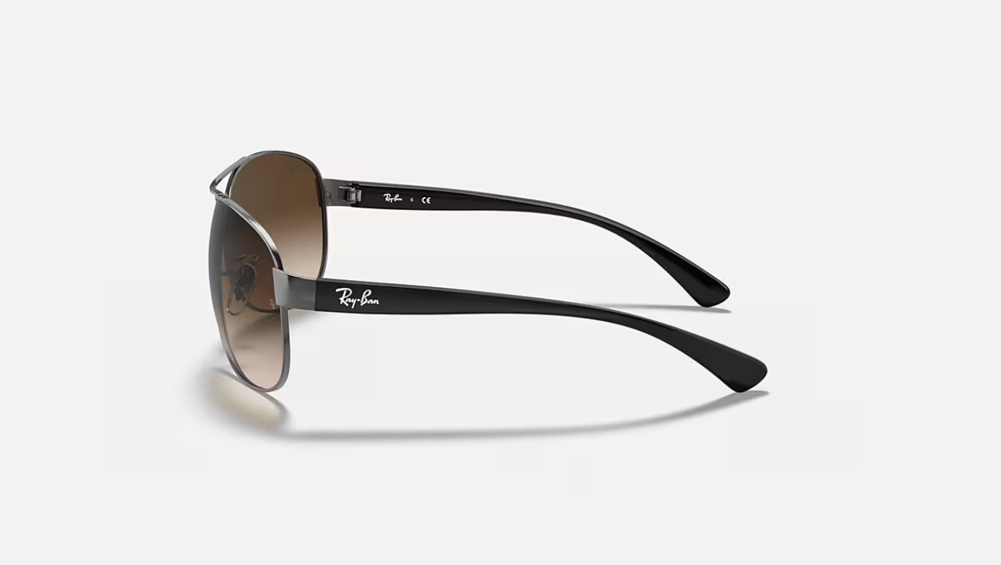 RB-E1 (Ray-ban RB3386 gunmetal frame/brown gradient dark brown lenses) 1125912863