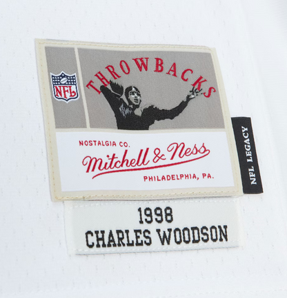 MNA-P49 (Mitchell & ness legacy jersey oakland raiders charles woodson chl 98-99 road white) 1225910869