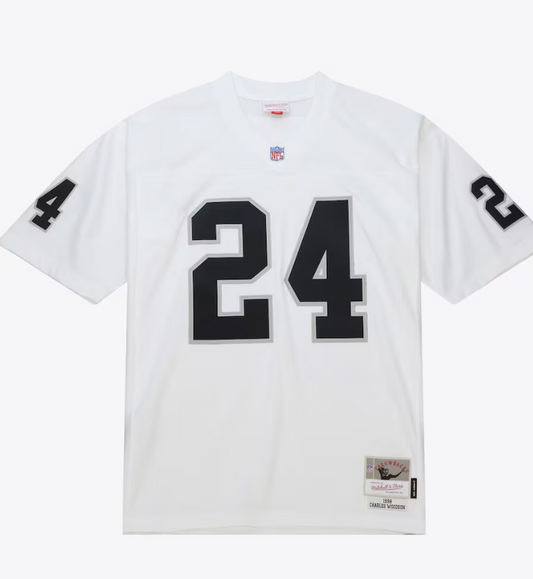MNA-P49 (Mitchell & ness legacy jersey oakland raiders charles woodson chl 98-99 road white) 1225910869