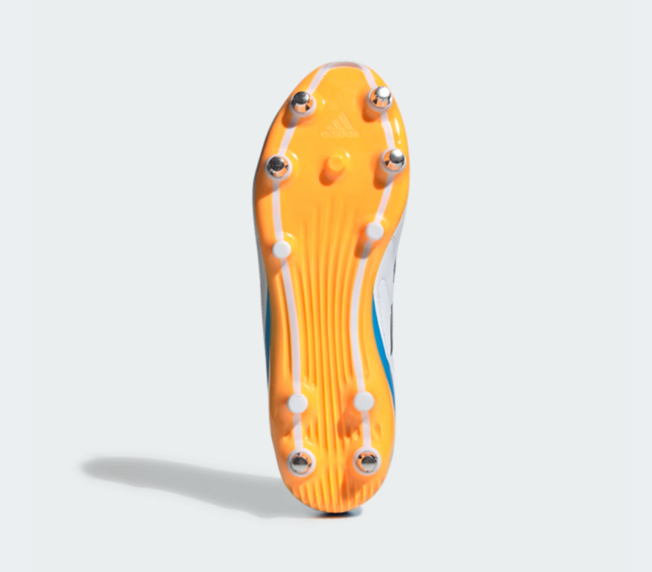 A-C72 (Adidas RS15 soft ground boots white/lucid aquamarine/lucid tangerine) 122597214
