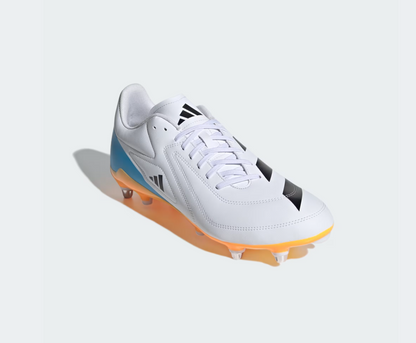 A-C72 (Adidas RS15 soft ground boots white/lucid aquamarine/lucid tangerine) 122597214