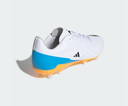 A-C72 (Adidas RS15 soft ground boots white/lucid aquamarine/lucid tangerine) 122597214