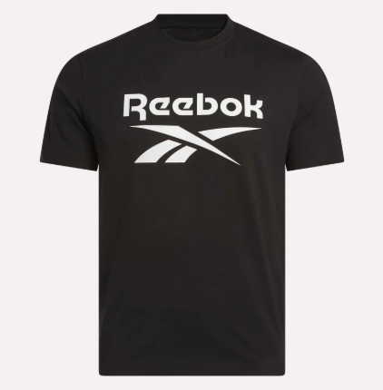 RA-T3 (Reebok chad big crew neck short sleeve t-shirt black/white) 122592302