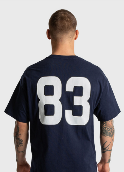 NTA-U14 (Nautica box fit 83 back logo short sleeve t-shirt navy) 122593913