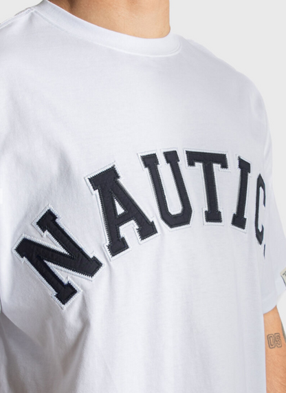 NTA-V14 (Nautica oversized box fit arch logo short sleeve t-shirt white) 122593913