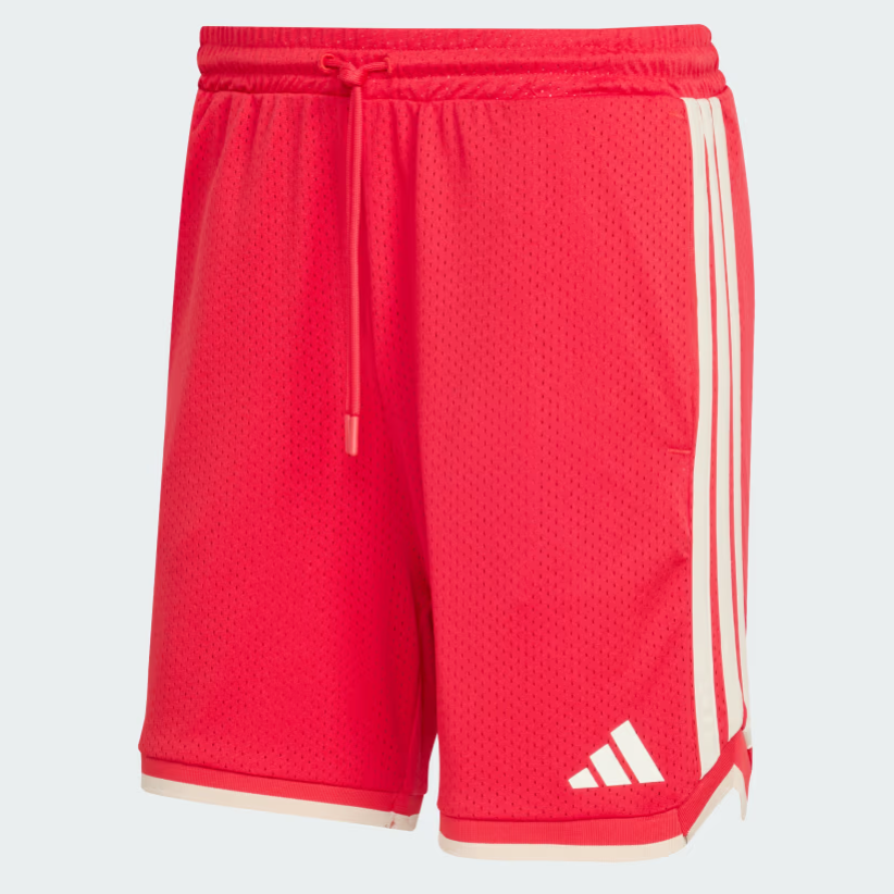 AA-V29 (Adidas stadium mesh shorts pure ruby red/crystal linen/off white) 122594089