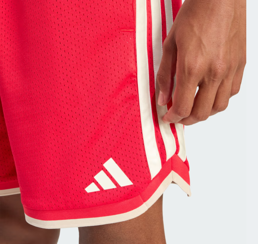AA-V29 (Adidas stadium mesh shorts pure ruby red/crystal linen/off white) 122594089