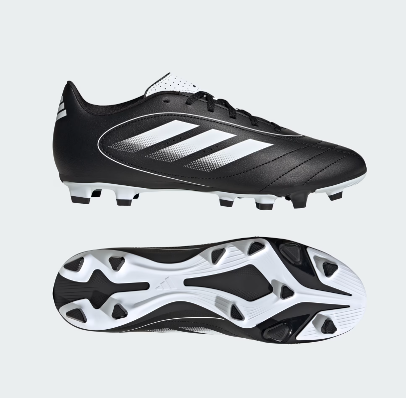 A-E72 (Adidas goletto IX firm/multi ground boot black/white) 12694089