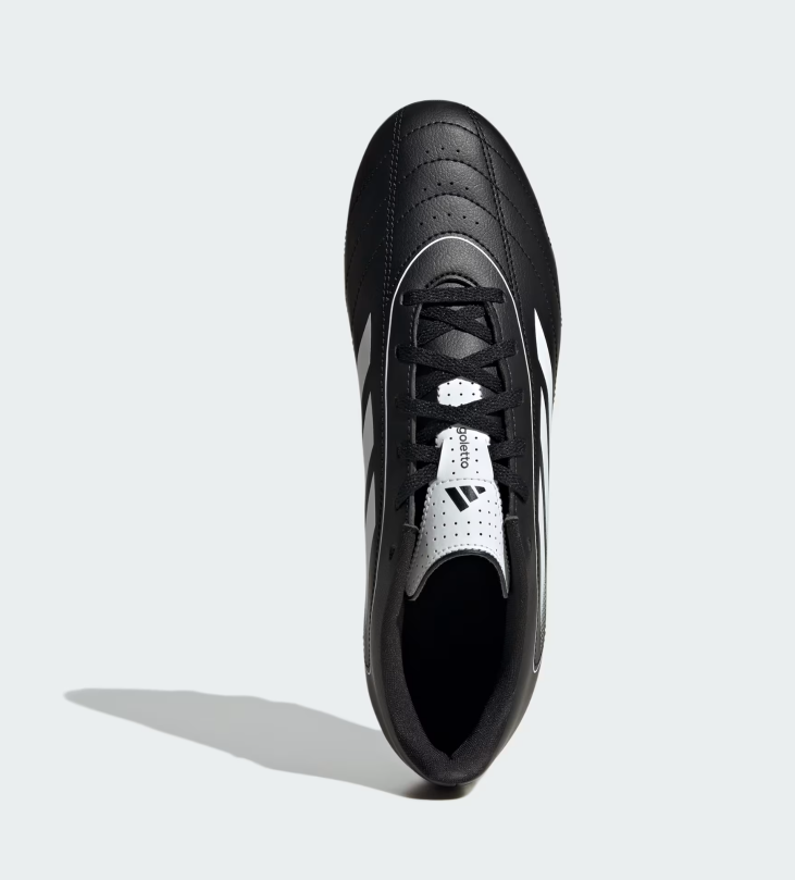 A-E72 (Adidas goletto IX firm/multi ground boot black/white) 12694089