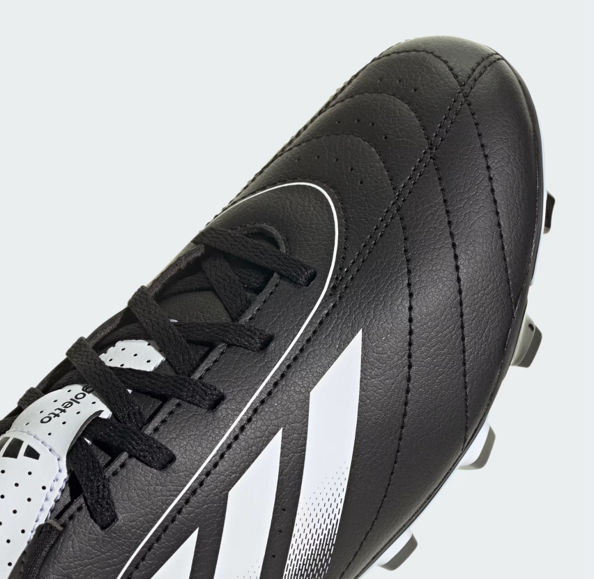 A-E72 (Adidas goletto IX firm/multi ground boot black/white) 12694089