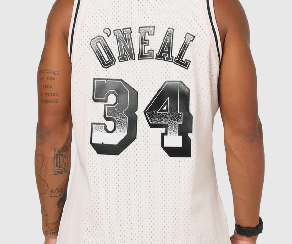 MNA-P48 (Mitchell & ness swingman jersey lakers shaq o'neil pink/black) 112599130
