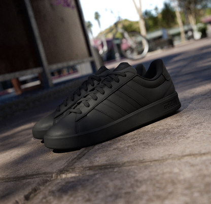 A-H72 (Adidas grand court 3.0 shoes black/carbon) 12696735