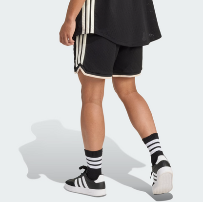 AA-W29 (Adidas stadium mesh shorts black/off white) 12694089