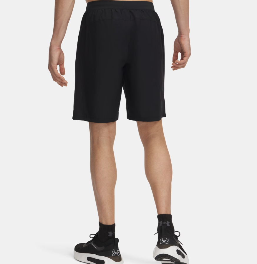 UAA-I16 (Under armour mens launch 9" shorts black/reflective) 12693478