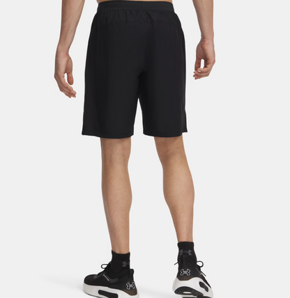 UAA-I16 (Under armour mens launch 9" shorts black/reflective) 12693478