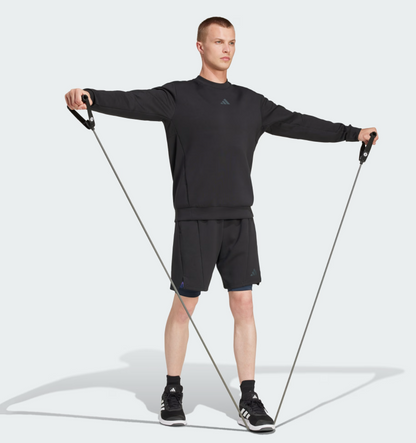 AA-Y29 (Adidas designed for training knit shorts black) 12694808