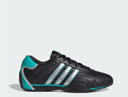 A-S72 (Adidas adiracer low mercedes amg petronas F1 team shoes black/matte silver/semi mint rush) 226910580