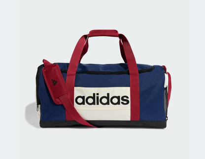 AE-G9 (Adidas linear medium colourblock duffel dark blue/off white/active maroon) 22692886