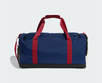 AE-G9 (Adidas linear medium colourblock duffel dark blue/off white/active maroon) 22692886