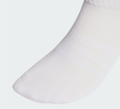 AA-F30 (Adidas cushioned sportswear ankle socks 3 pair pack white/black) 22691203
